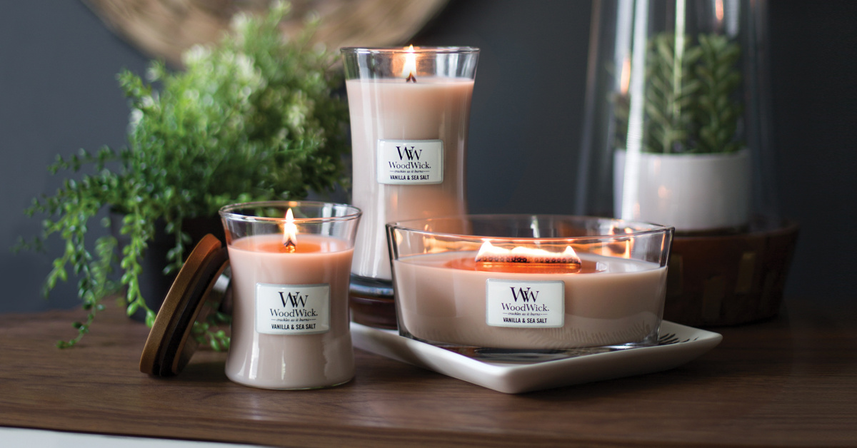 WoodWick Vanilla & Sea Salt