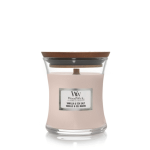 WoodWick Vanilla & Sea Salt Mini Candle
