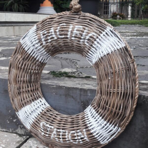 Rieten Boei – Handgemaakt in Bali – 40 cm