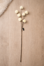 pompom spray wit 98 cm