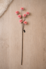 pompom spray oud roze 98 cm