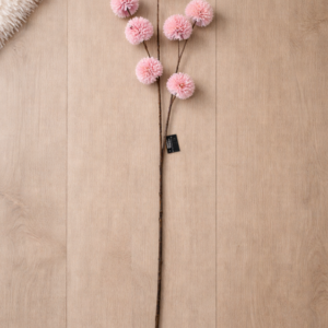 pompom spray licht roze 98 cm