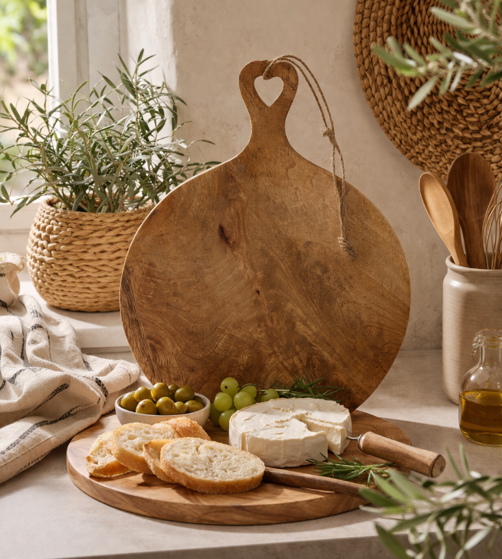 Snijplank Rond met Hart