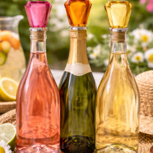 Flessenstop diamant vorm set van 3