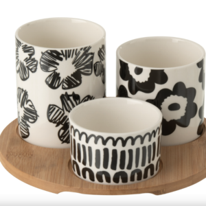 Tapas Set Wit Zwart S