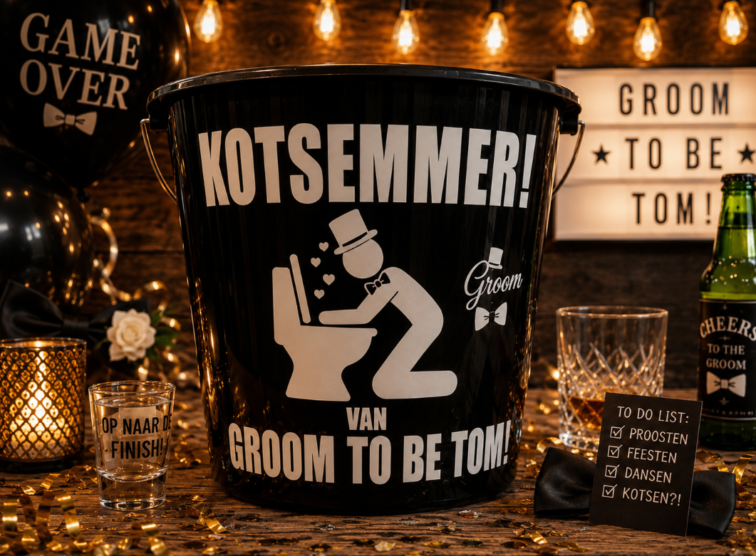 Groom to Be Kotsemmer met Naam