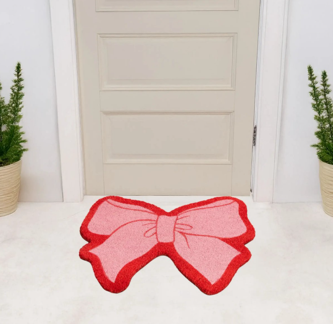 Fisura Deurmat Roze Strik – Pink Bow | Decoshoppen.nl