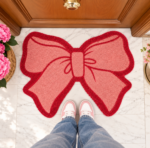 Fisura Deurmat Roze Strik – Pink Bow | Decoshoppen.nl